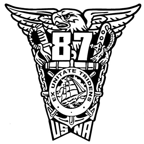 1987 USNA Class Crest