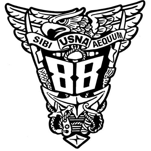 1988 USNA Class Crest