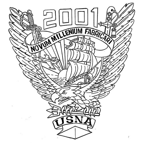 2001 USNA Class Crest