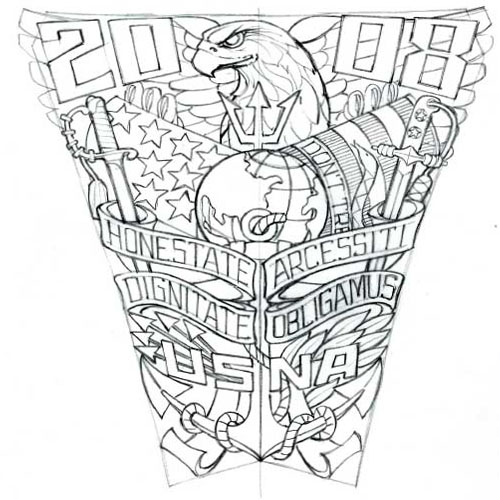 2008 USNA Class Crest