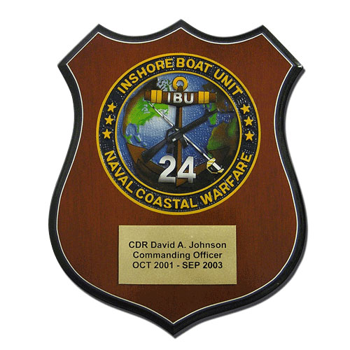 Naval Coastal Warfare Plaque
