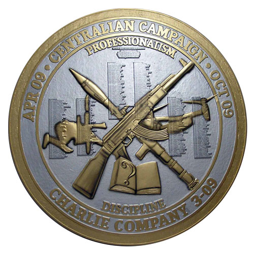 Charlie Company 3-09 Deployment Plaque
