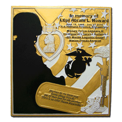 4th Marine Logistics Group-Marine Forces Reserve Plaque