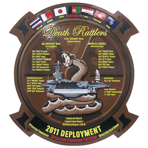 Death Rattlers Deployment Plaque