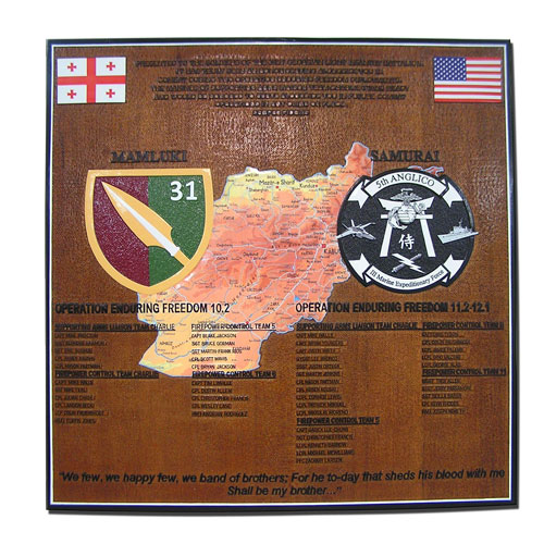 5th Anglico Deployment Plaque