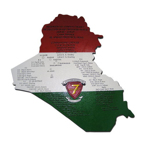 7th Marines Deployment Plaque