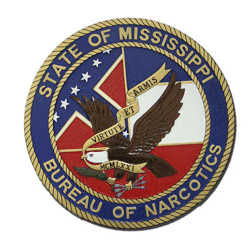 Bureau of Narcotics State of MS Seal