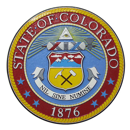 Colorado State Seal Plaque