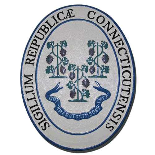 Connecticut State Seal Plaque