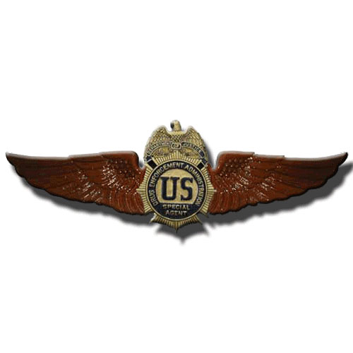 DEA Wings Insignia Plaque