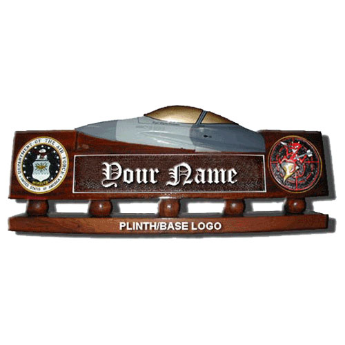 F-16 Desk Nameplate Deluxe