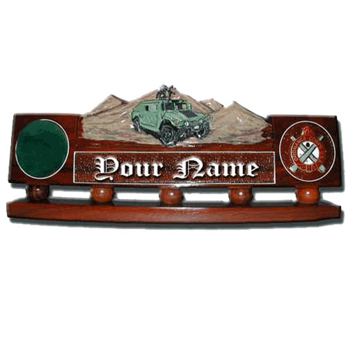Humvee Desk Nameplate Model 2