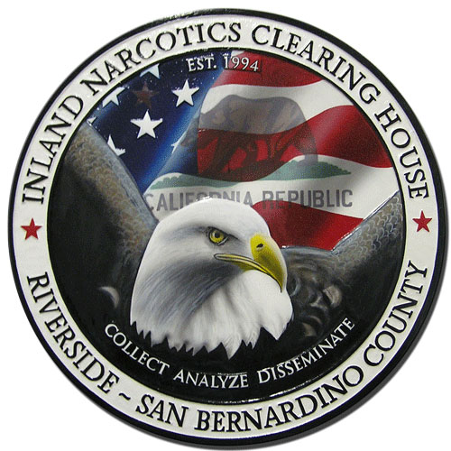 Inland Narcotics Clearing House INCH Seal Plaque