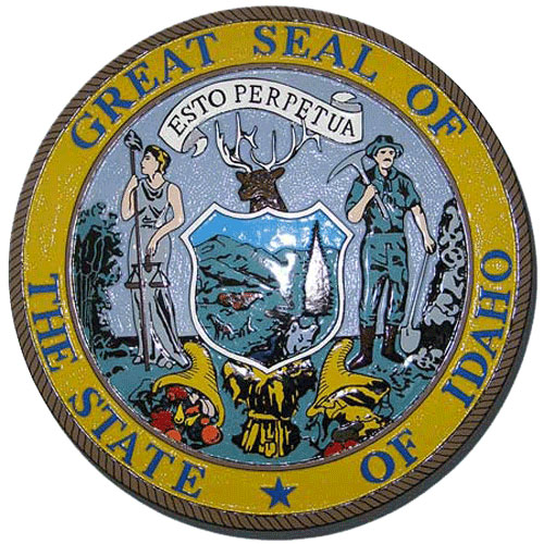 Idaho State Seal Plaque