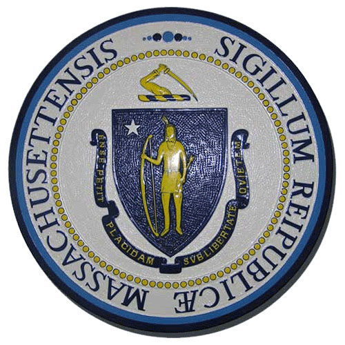 Massachusetts State Seal Plaque