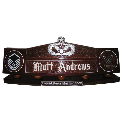 Master Civil Engineer Badge Desk Nameplate