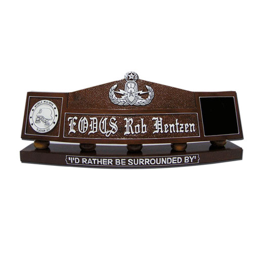 Master EOD Badge Desk Nameplate