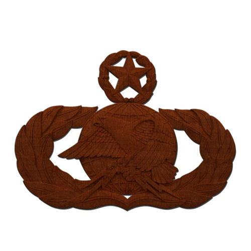 USAF Master Logistics Badge Insignia Plaque