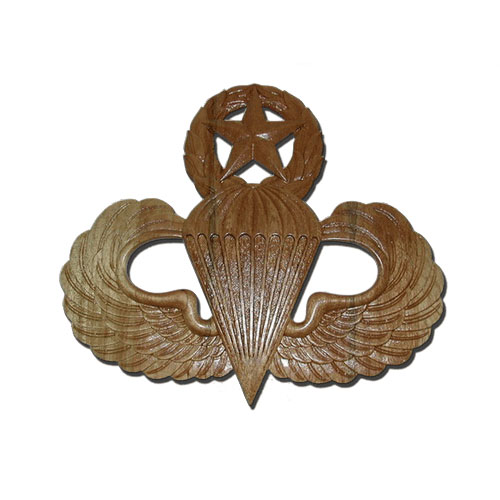 Master Parachutist Badge Jump Wings Plaque