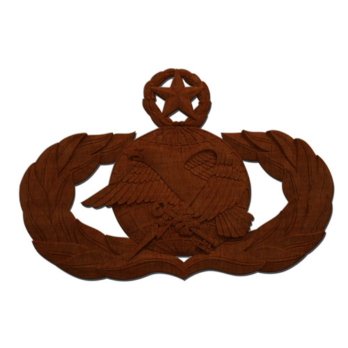 USAF Master Supply and Fuels Badge Insignia Plaque