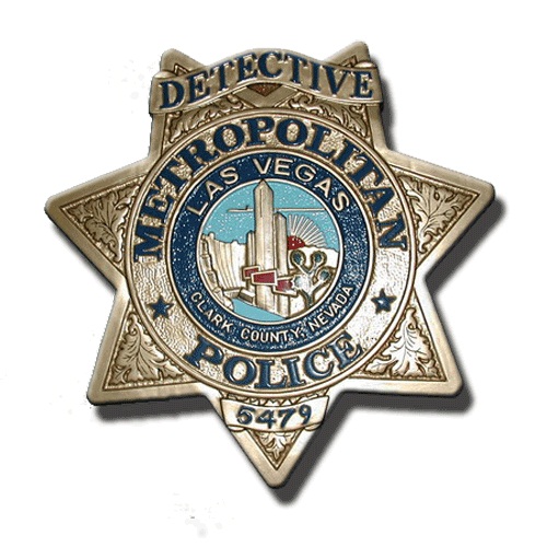Las Vegas Metropolitan Police Badge Plaque