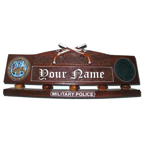 Military Police Desk Nameplate
