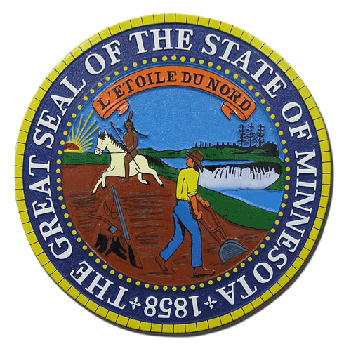 Minnesota State Seal Plaque