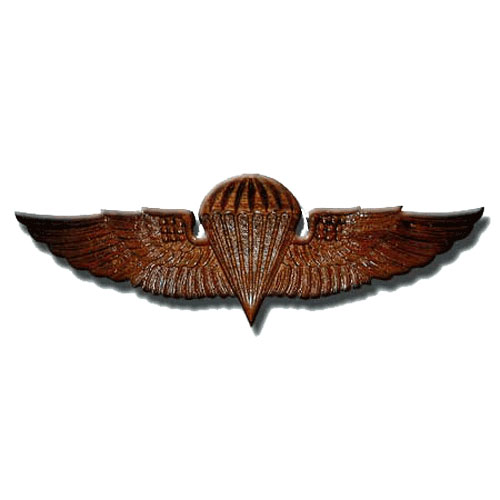 Naval Parachutist Badge Jump Wings Plaque