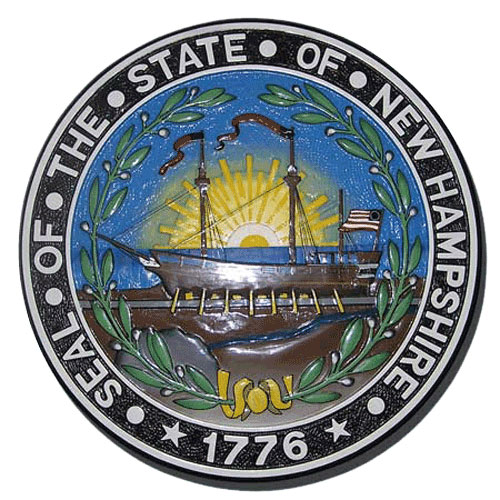 New Hampshire State Seal Plaque