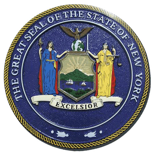 New York State Seal Plaque