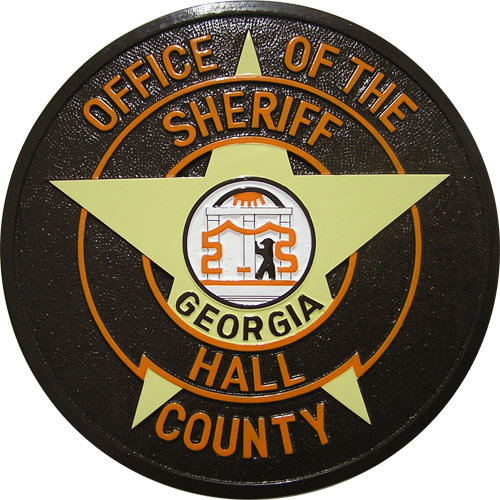 Office of the Sheriff Hall County Seal