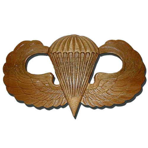 Parachutist Badge Jump Wings Plaque