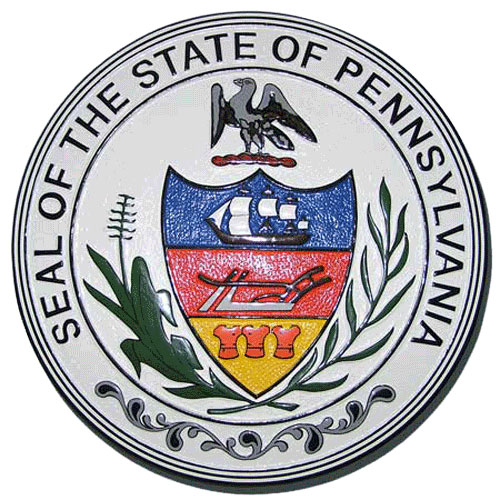 Pennsylvania State Seal Plaque