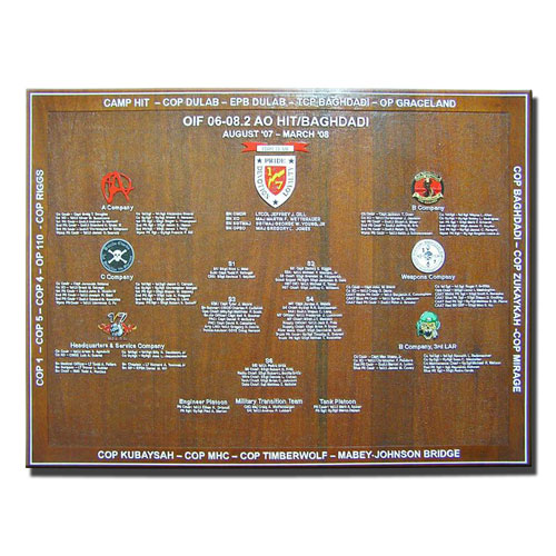 Screaming Eagle Deployment Plaque