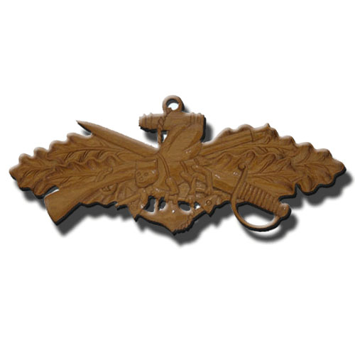 Seabee Warfare Combat Insignia Plaque