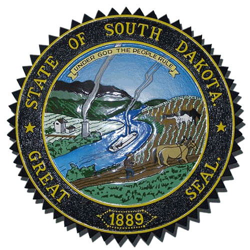 South Dakota State Seal Plaque