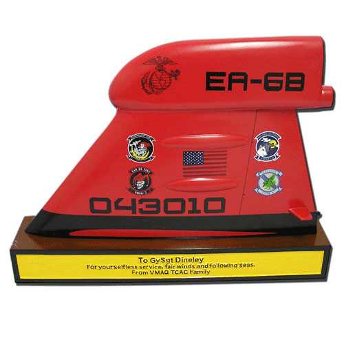 USMC TF-EA 6B Desktop Tail Flash Plaque