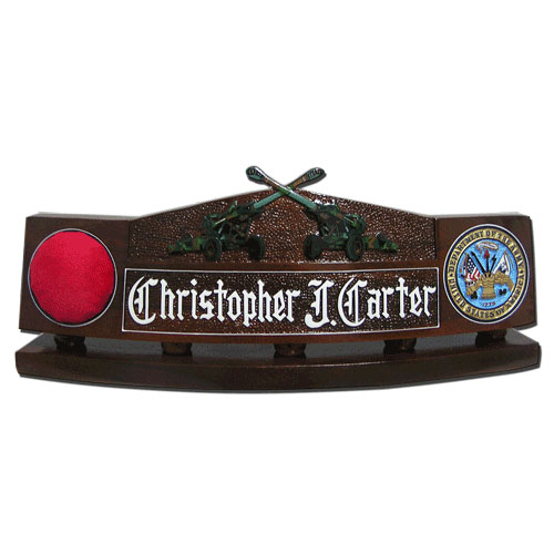 US Army Artillery Guns Desk Nameplate
