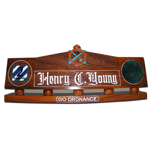 US Army Ordnance Corps Desk Nameplate