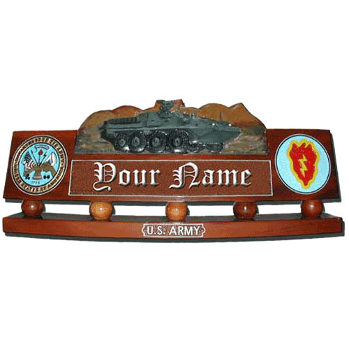 US Army Stryker Brigade Desk Nameplate