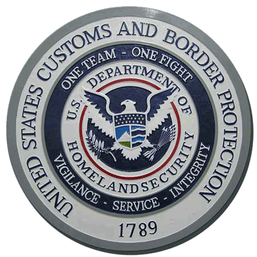 US Customs and Border Protection Seal