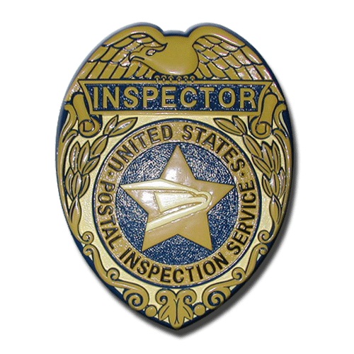 US Postal Service Inspector Badge Plaque