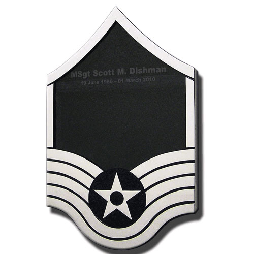 US Air Force E7 Retirement / Shadow Box Colored