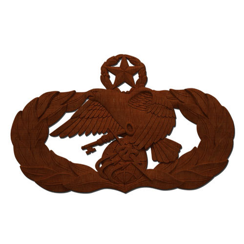 USAF Master Logistics Readiness Badge Plaque