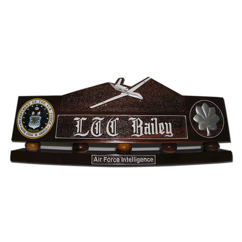 USAF RQ 4B Global Hawk Desk Nameplate