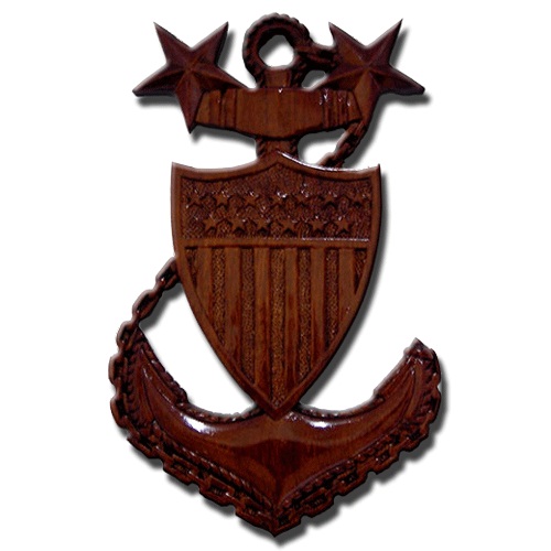 USCG Anchor Plaque MCPO E9
