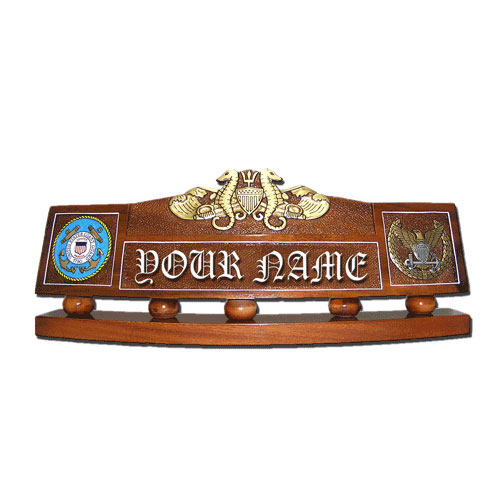 USCG Port Security Warfare Officer Desk Nameplate