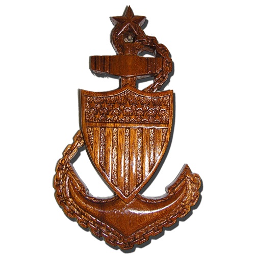 USCG Anchor Plaque SCPO E8