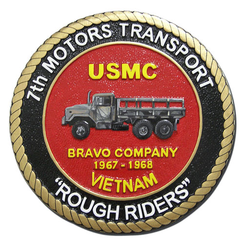 USMC 7th Motors Transport Rough Riders Seal