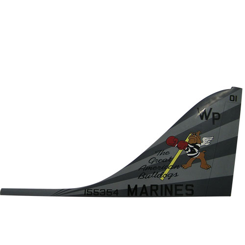 USMC AV-8B Tail Flash Wall Plaque